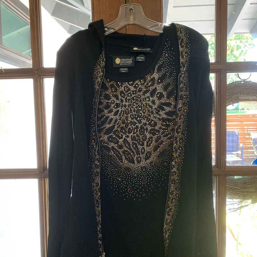 Christine Alexander Hoodie & Tank set Size Sm NWT
